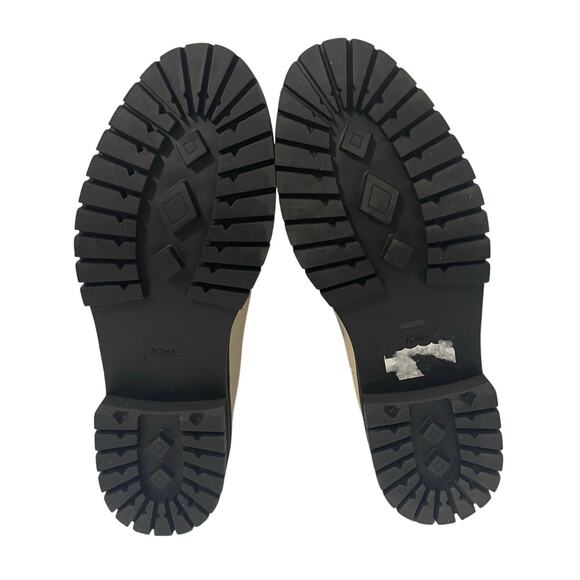 Toms Dakota Chelsea Boots Leather Warm Beige Women's Size 9 - Picture 6 of 13